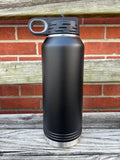 20oz Black Polar Camel Water Bottle - Laser Etched