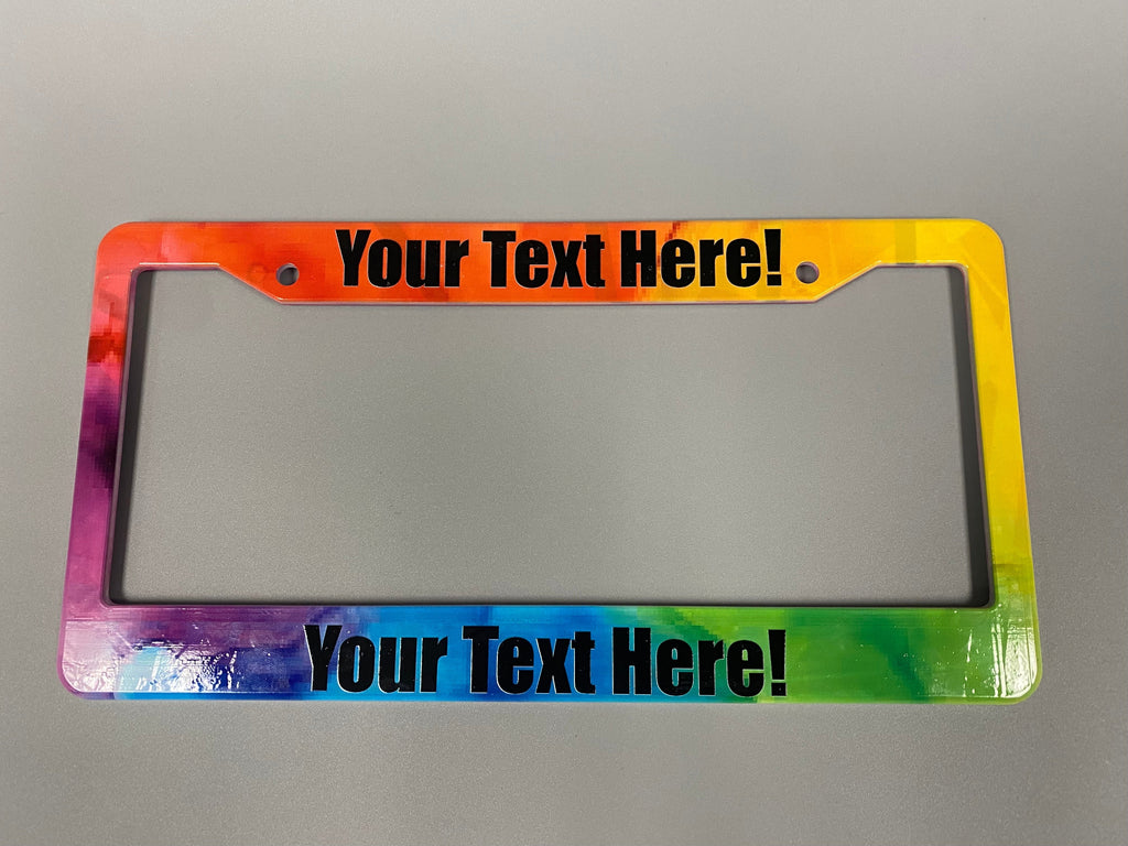 Print on Demand License Plate Frame (6x12)