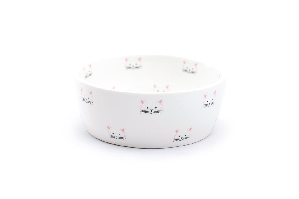 5" Ceramic Cat Bowl