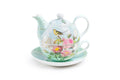 Robin's Rose Garden Fine Porcelain Tea For One Set