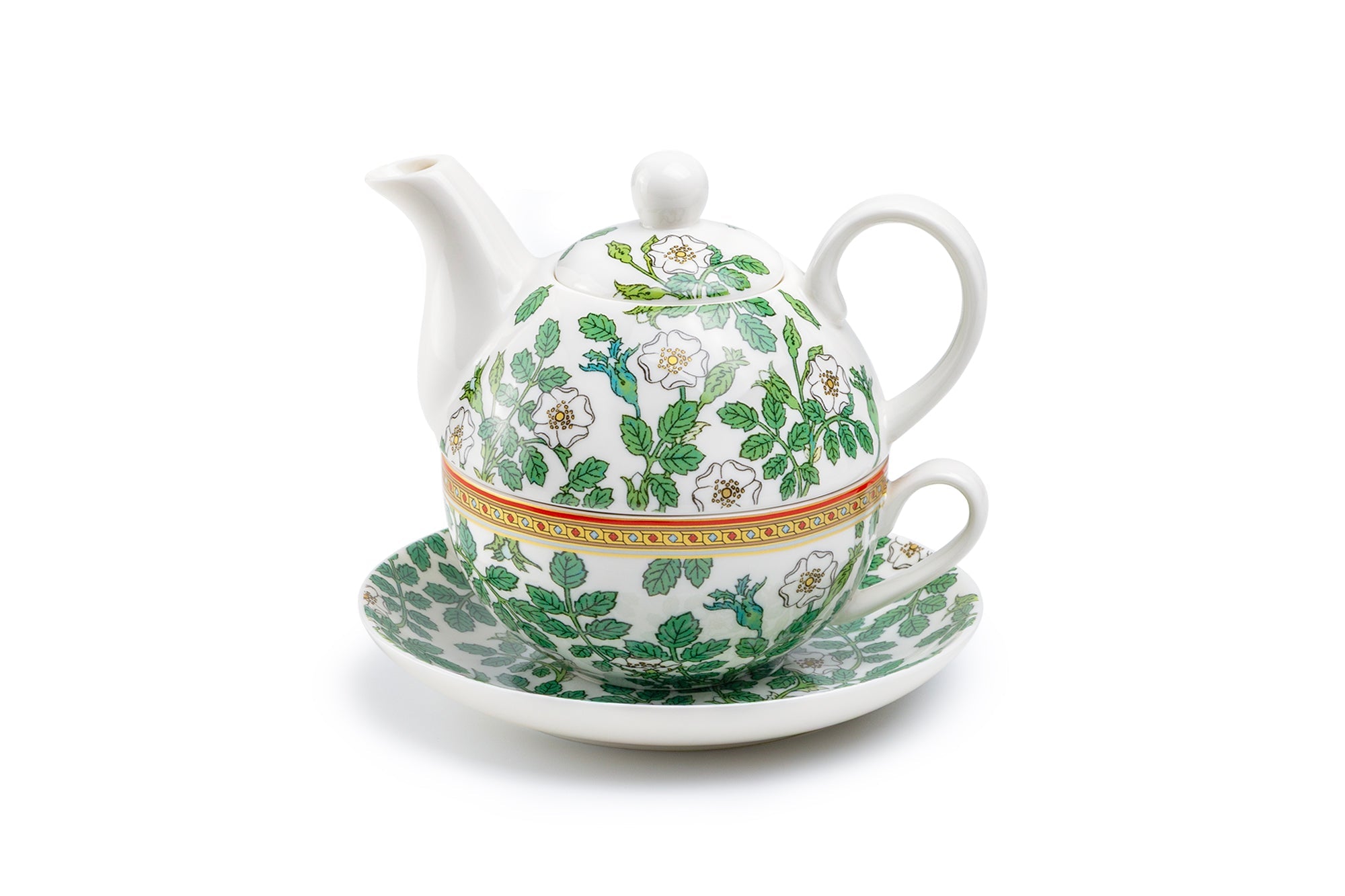 Gardenia Charm Fine Porcelain Tea For One Set