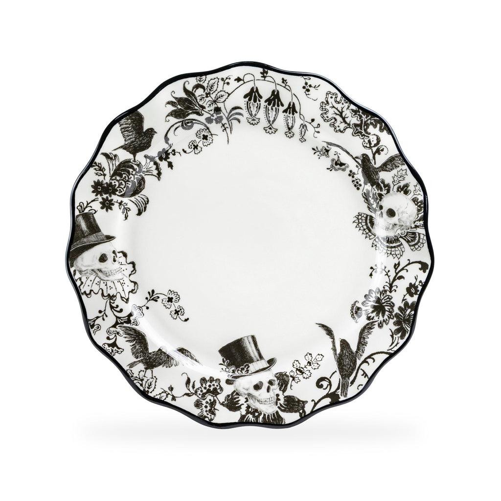 11" Halloween Midnight Gothic Dinner Plate