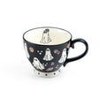 Spooky Ghosts Black Latte Mug
