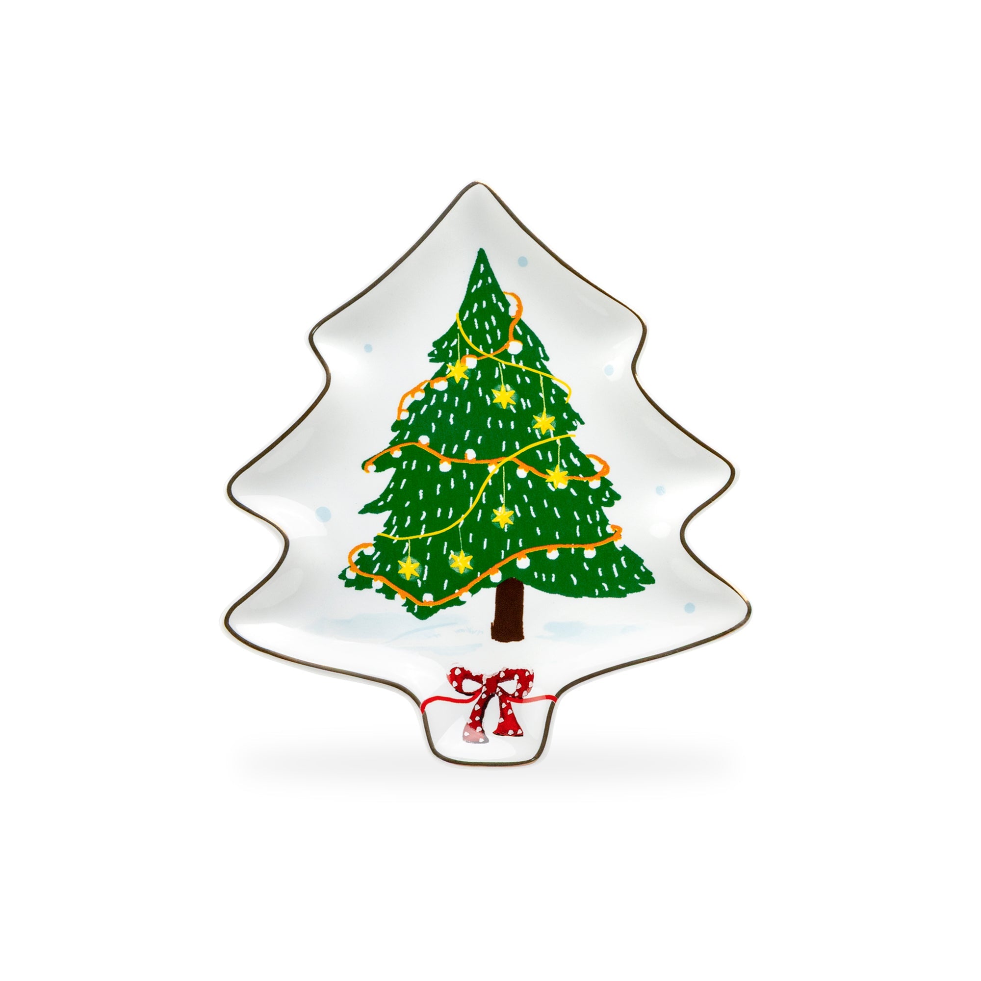 Festive Tree Delight Assorted Dish Set of 4