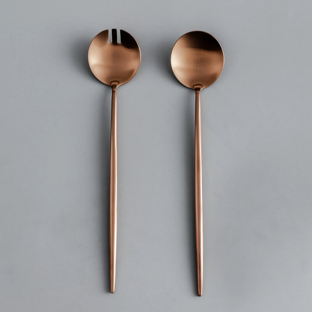 Gilded Serving Utensils & Salad Servers
