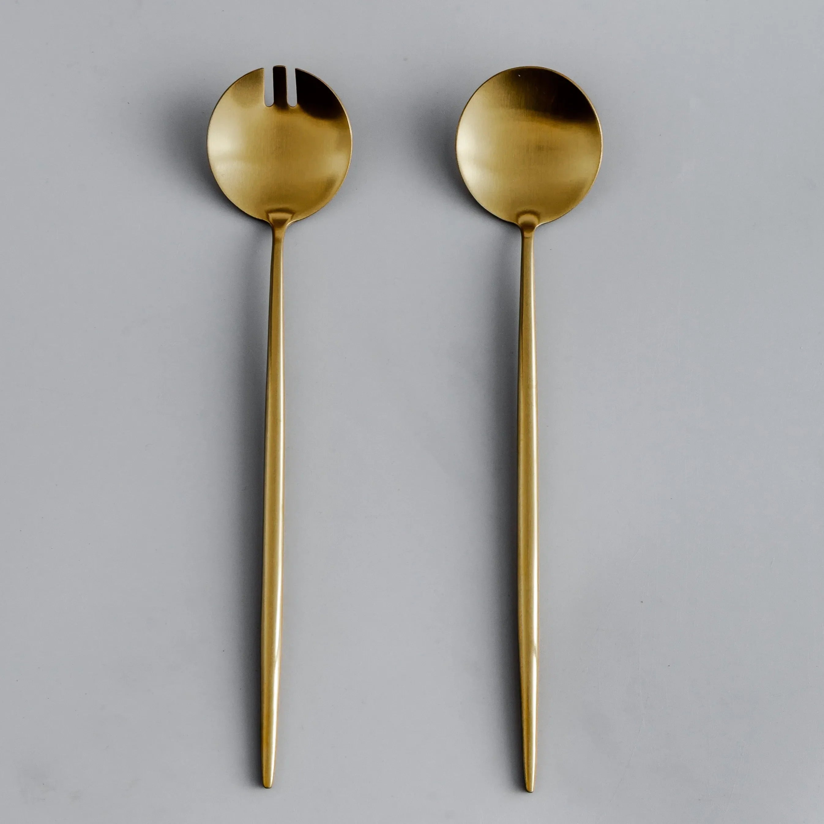 Gilded Serving Utensils & Salad Servers