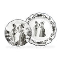 Halloween Victorian Skeletons Dessert/Dinner Plate