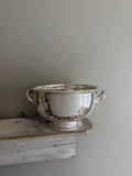 Vintage Large Pedestal Bowl with Handles