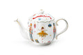 Nutcracker Wonderland Fine Porcelain Teapot