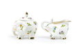 Summer Garden Elephant Fine Porcelain Sugar & Creamer Set