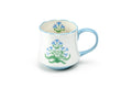 Blue Folk Bloom Mug
