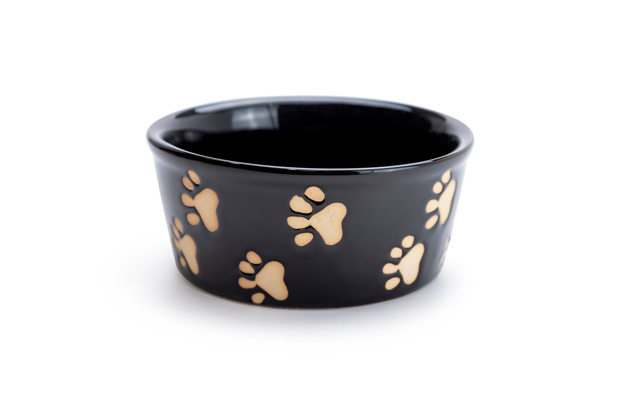 4.75" Paw Print Ceramic Pet Bowl