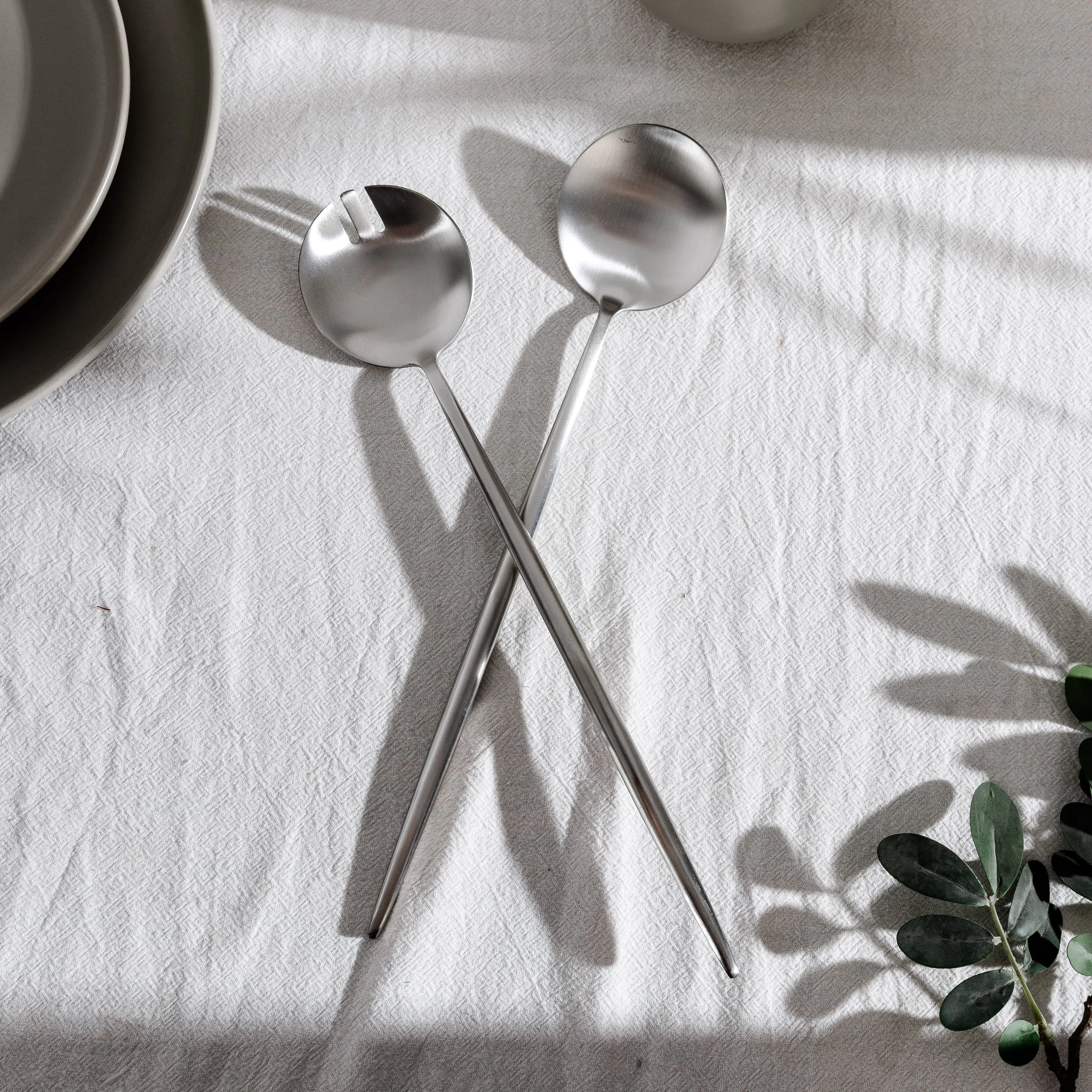Gilded Serving Utensils & Salad Servers