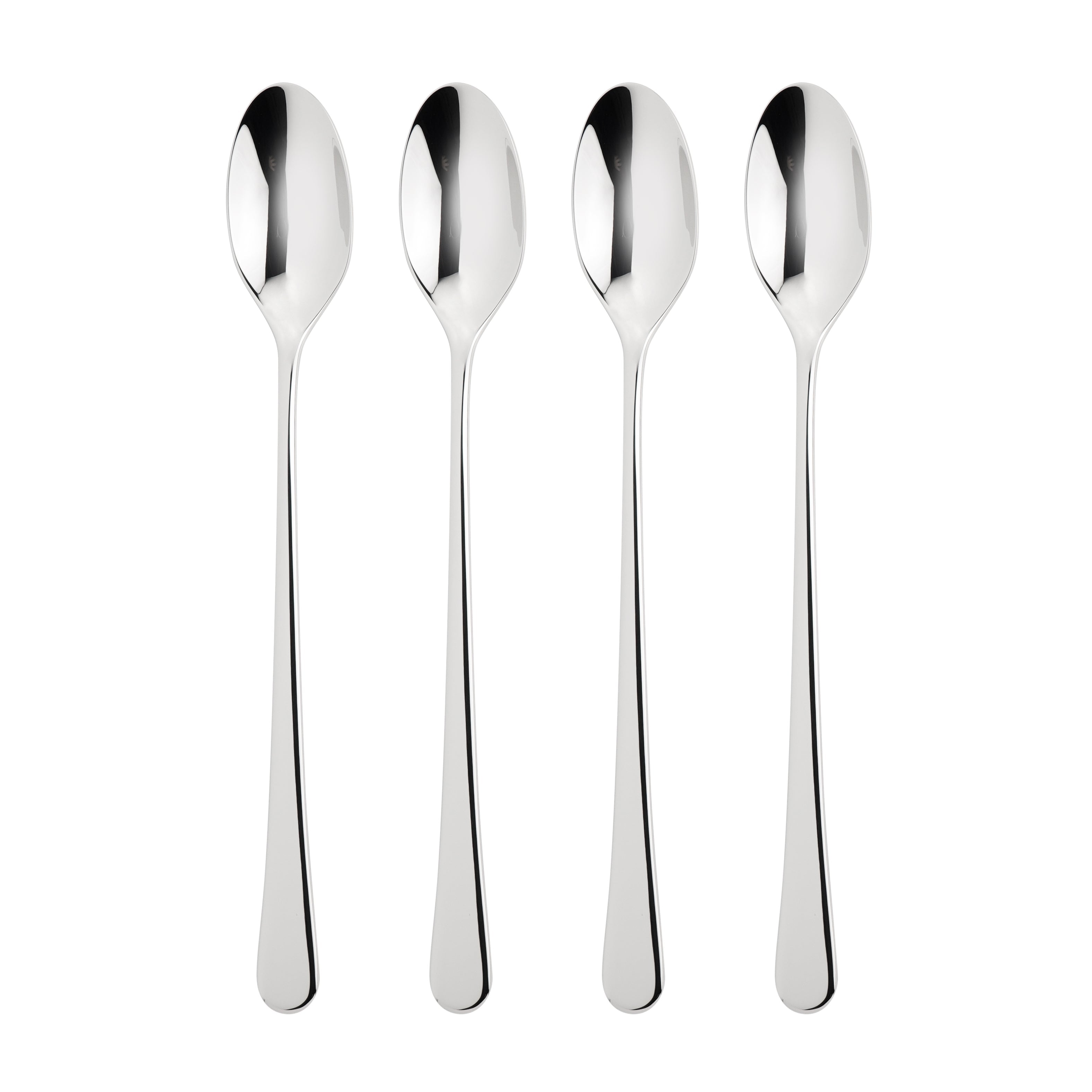 Iona Bright Long Handled Spoon, Set of 4