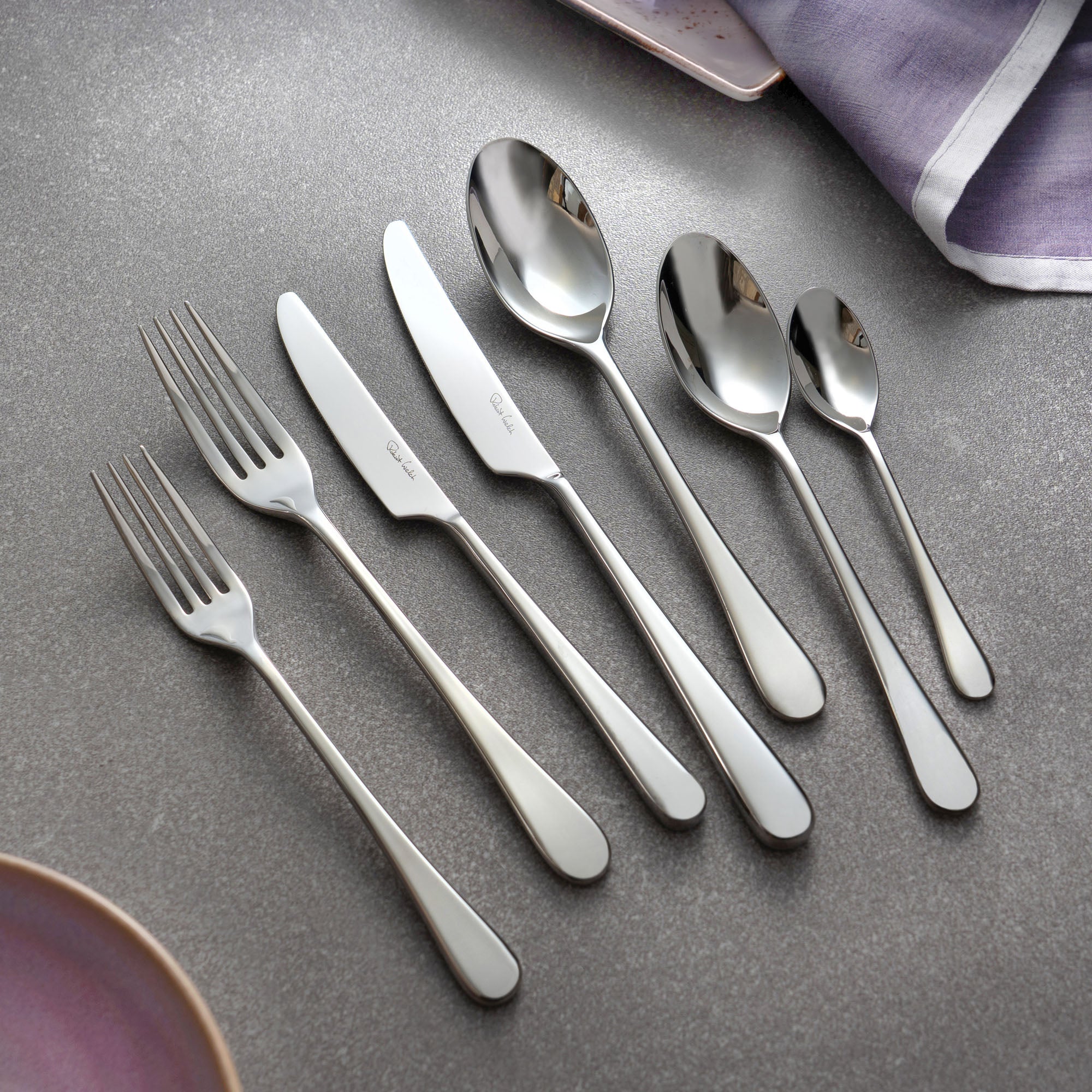 Iona Bright Cutlery Set, 42 Piece for 6 People