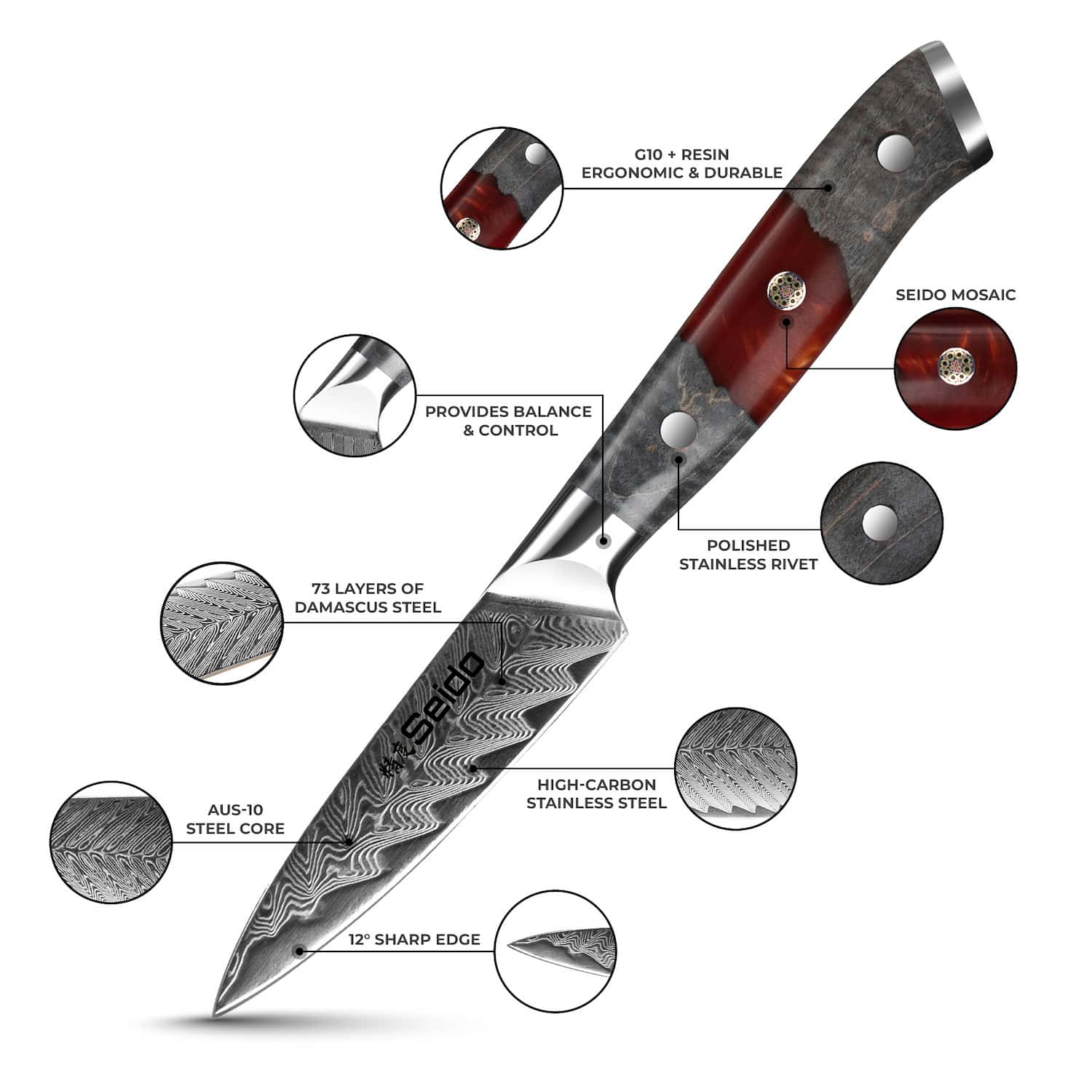 Inferuno 3.5" Paring Knife