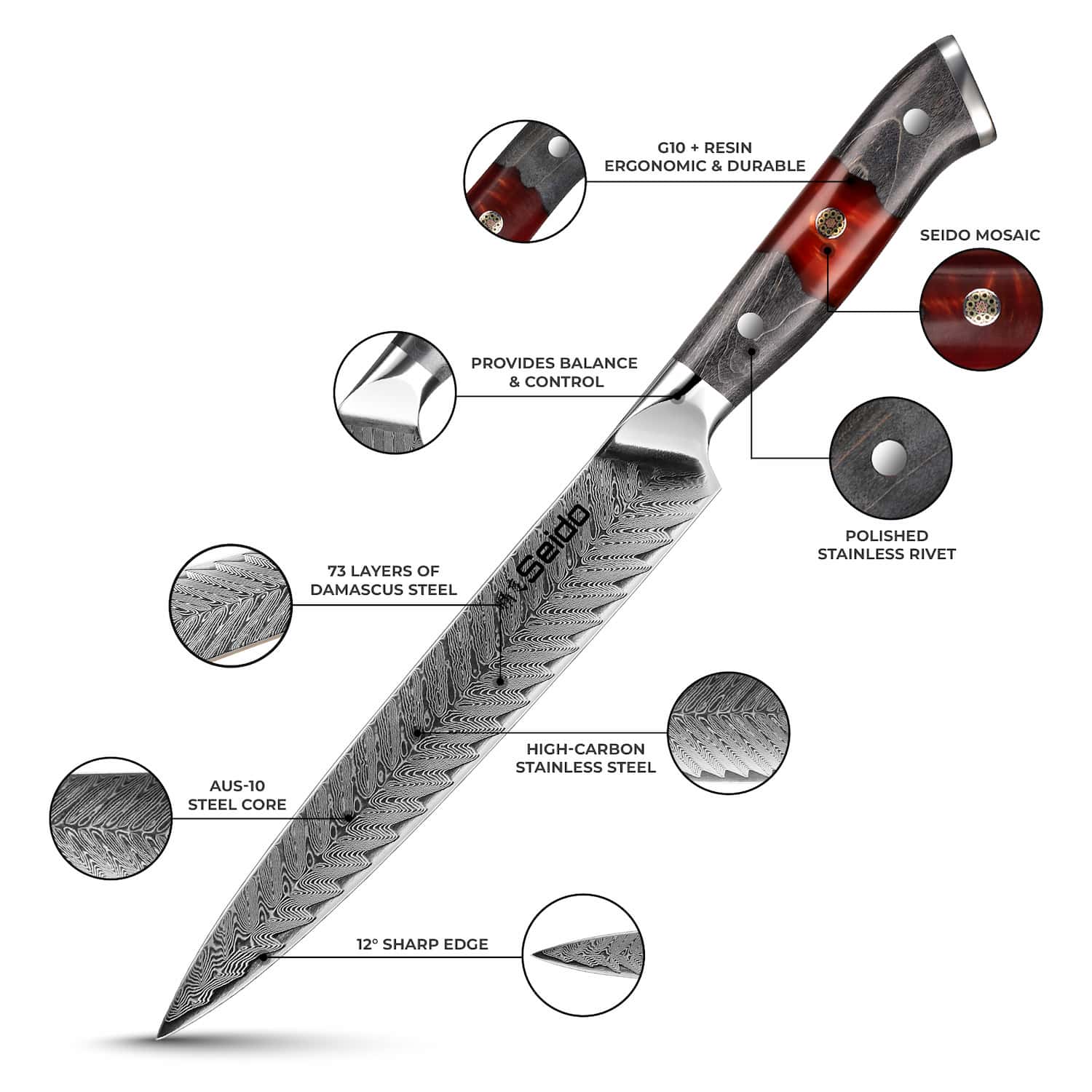 Inferuno 8" Slicing Knife