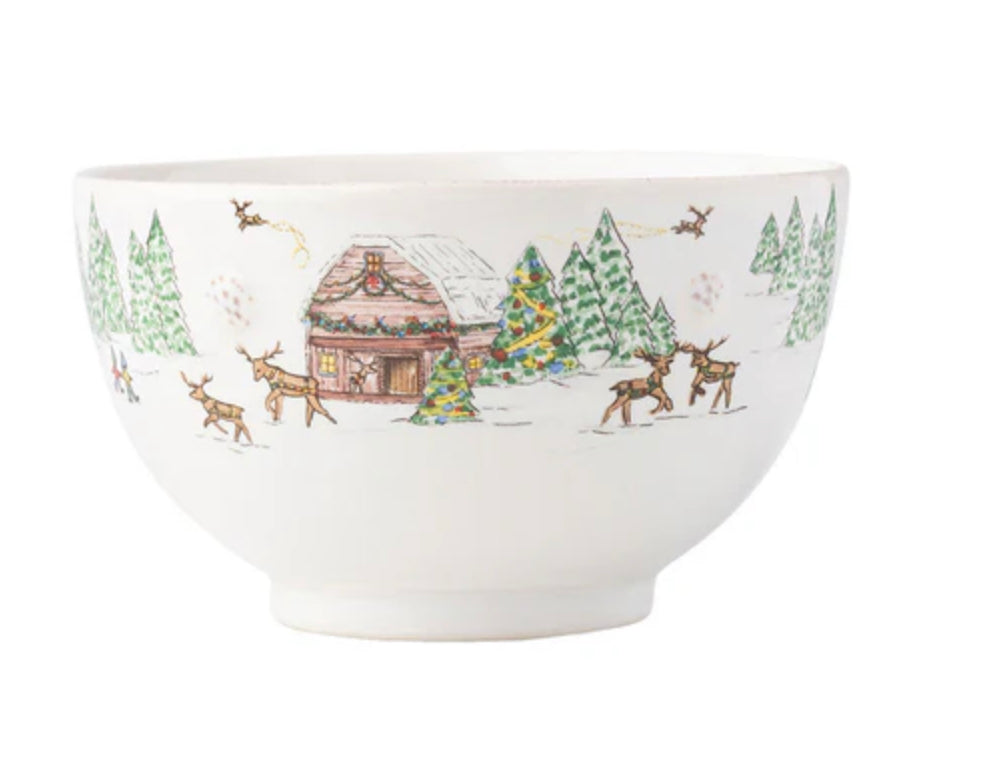 Juliska Berry & Thread North Pole Cereal/Ice Cream Bowl