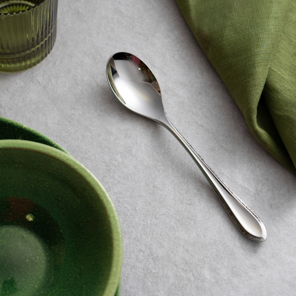 Kemble Texture Bright Dessert Spoon