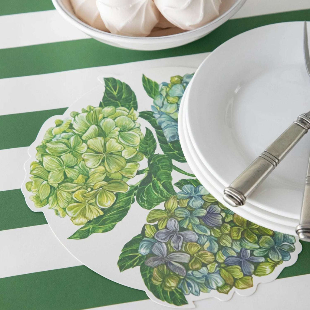 Hester and Cook Hydrangea Serving Papers