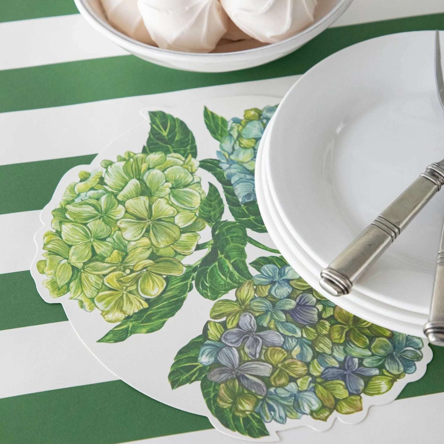 Hester and Cook Hydrangea Serving Papers