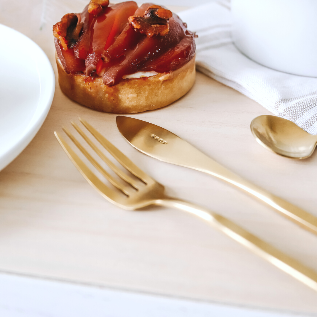 Champagne Gold — 24pc Cutlery Gift Set