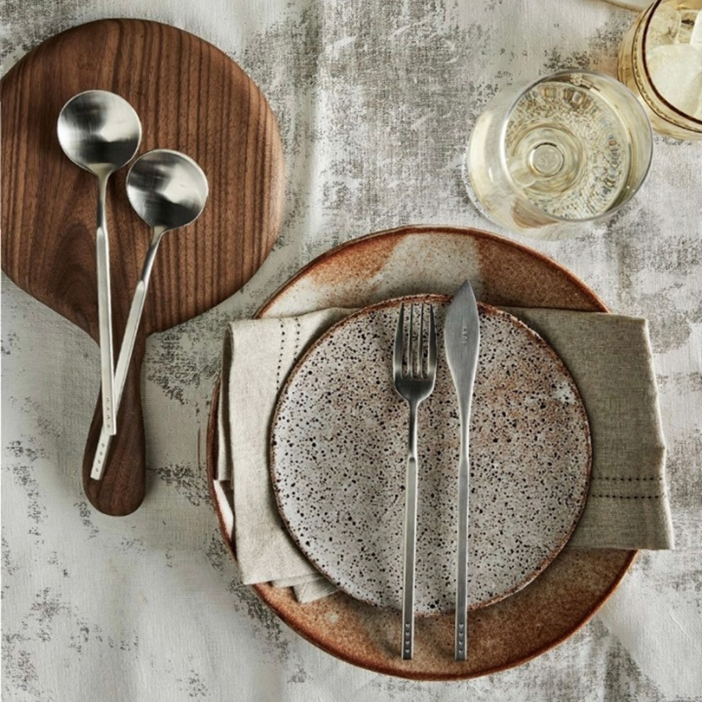 Brushed Silver — 24pc Cutlery Gift Set