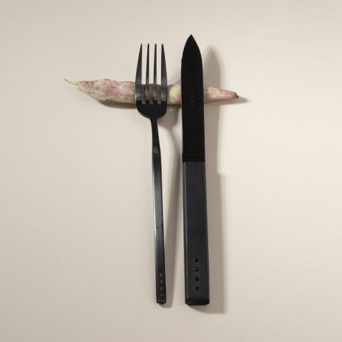 Matte Black Steak Knives - 6pc