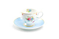 Baby Blue Katie Rose Bone China Tea Cup and Saucer