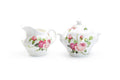 Kensington Pink Rose Bone China Sugar & Creamer Set