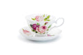 Kensington Pink Rose Bone China Tea Cup and Saucer