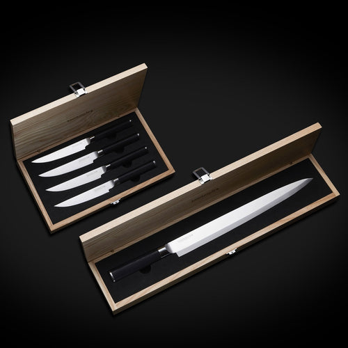 13-inch Yanagiba, Kuro Series Knife Set & Steak Knife Set