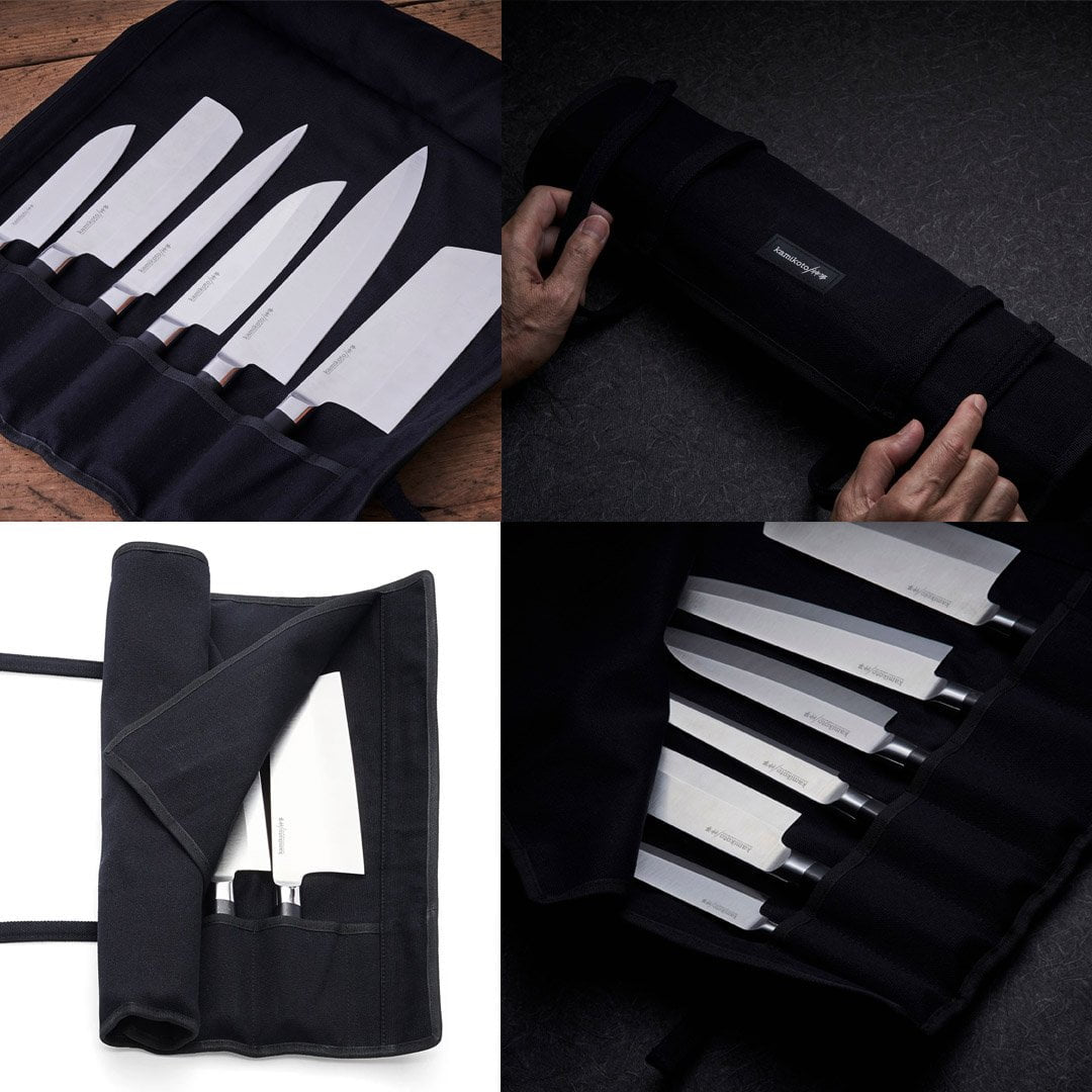 Bread Knife, Knife Block & Knife Roll