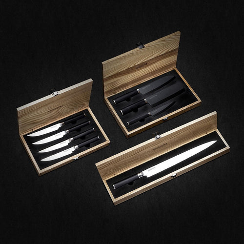 13-inch Yanagiba, Kuro Series Knife Set & Steak Knife Set