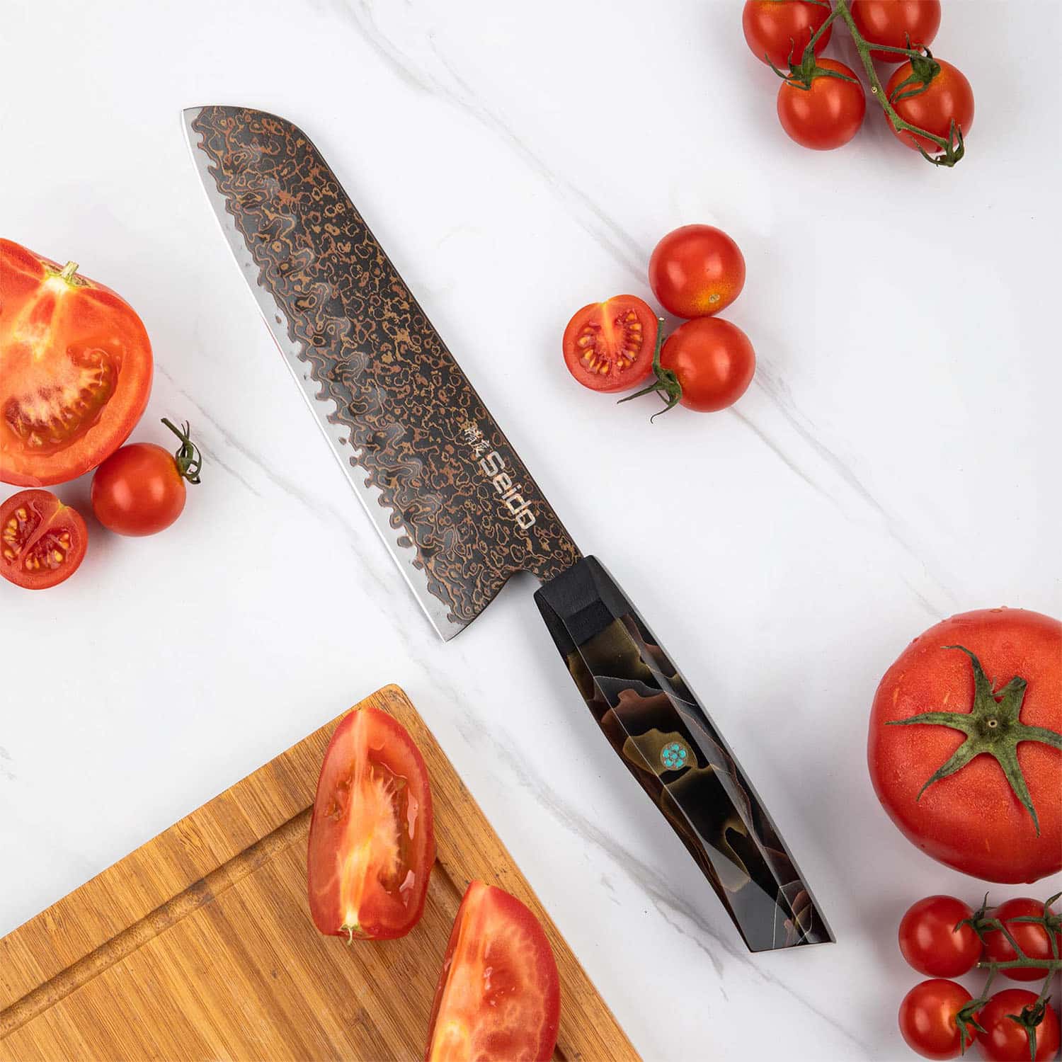 Kurogane 7" Santoku Knife