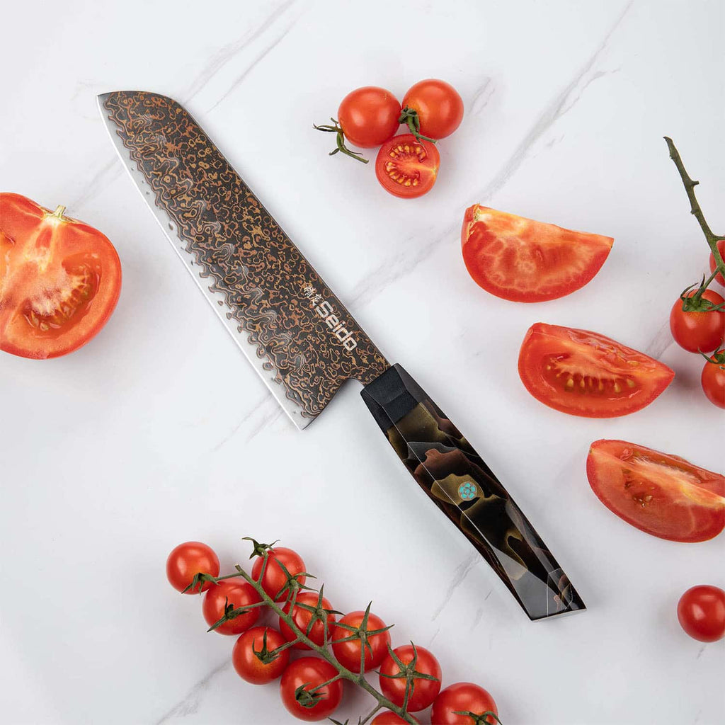 Kurogane 7" Santoku Knife