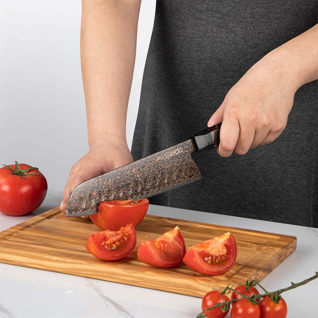 Kurogane 7" Santoku Knife