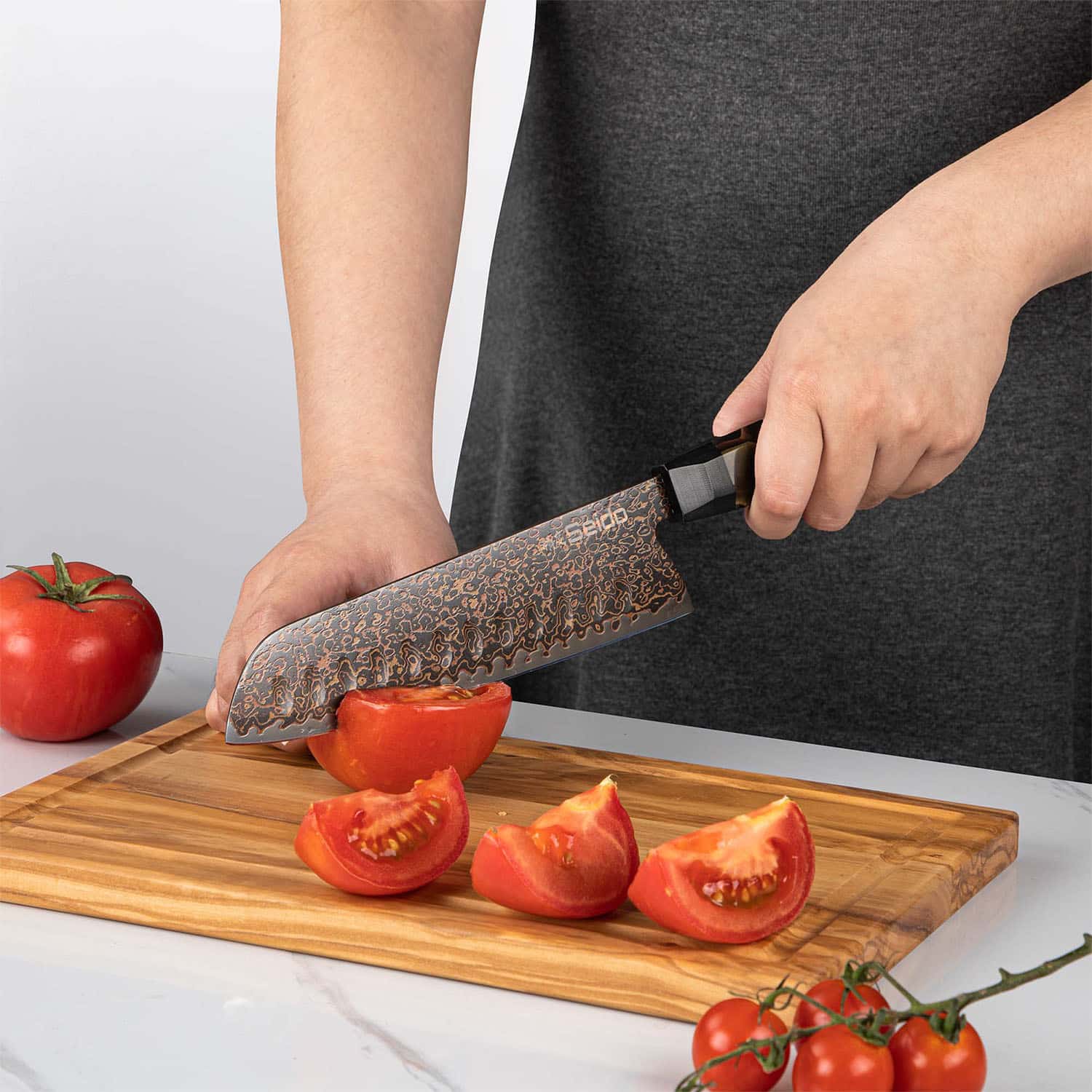 Kurogane 7" Santoku Knife