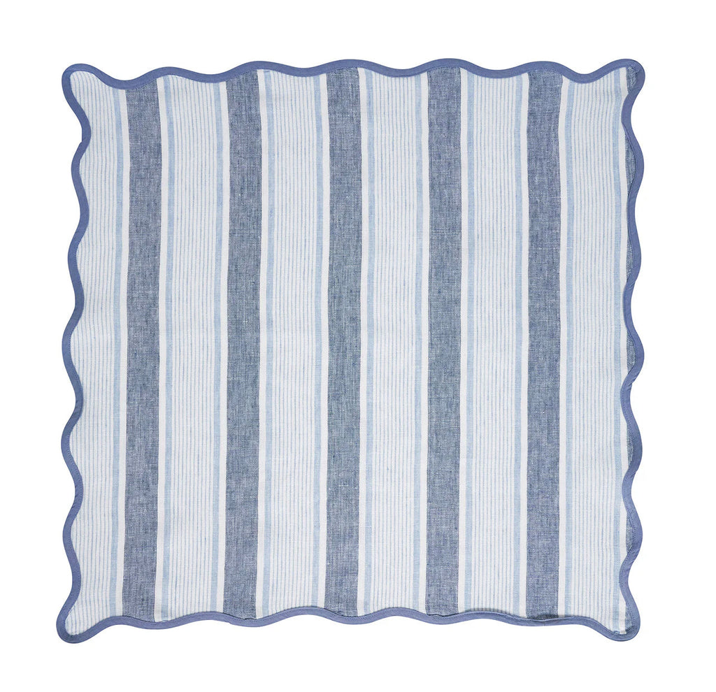 Juliska Cabana Stripe Napkin Set of 4 - Ocean