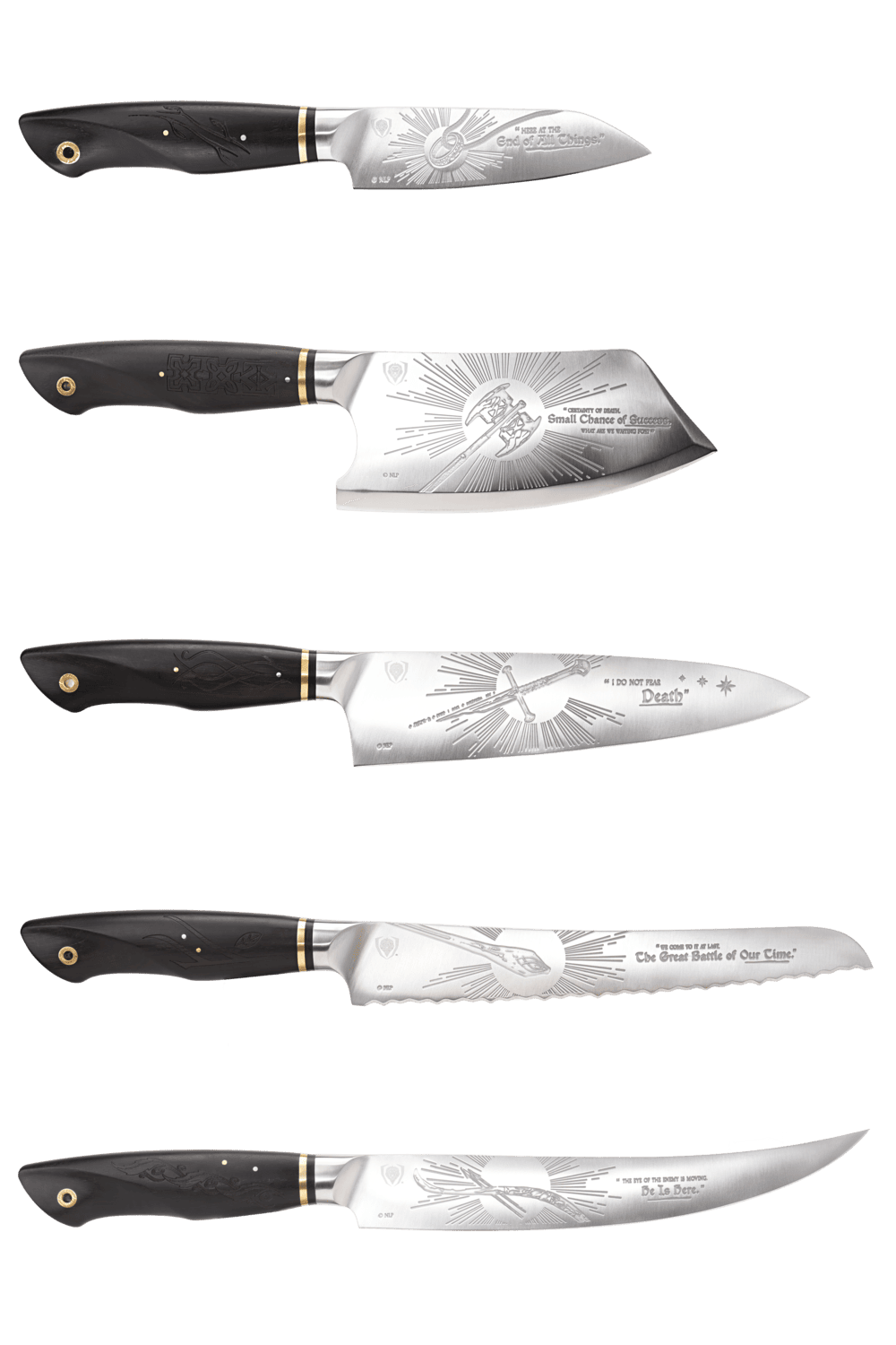5-Piece Knife Set | The Lord of the Rings™ Edition | Dalstrong ©