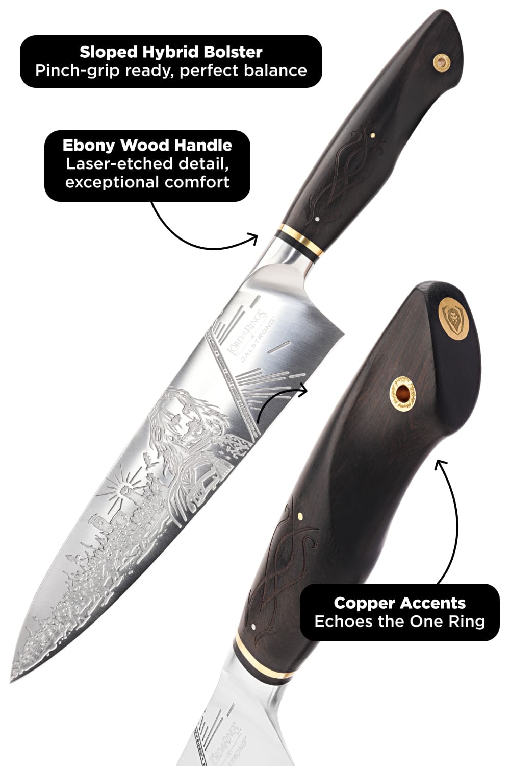 Chef Knife 8" | The Lord of the Rings™ Edition | Dalstrong ©