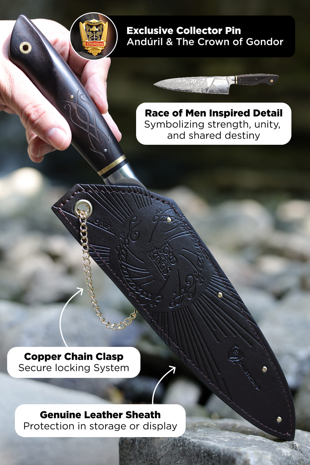 Chef Knife 8" | The Lord of the Rings™ Edition | Dalstrong ©