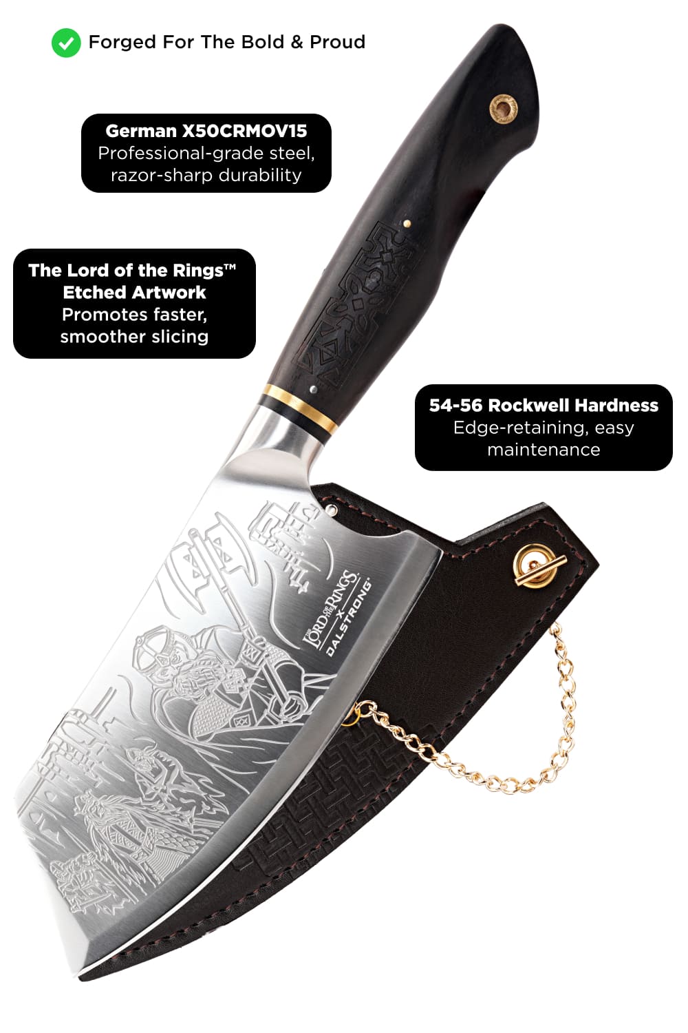 Cleaver Knife 6" | The Lord of the Rings™ Edition | Dalstrong ©