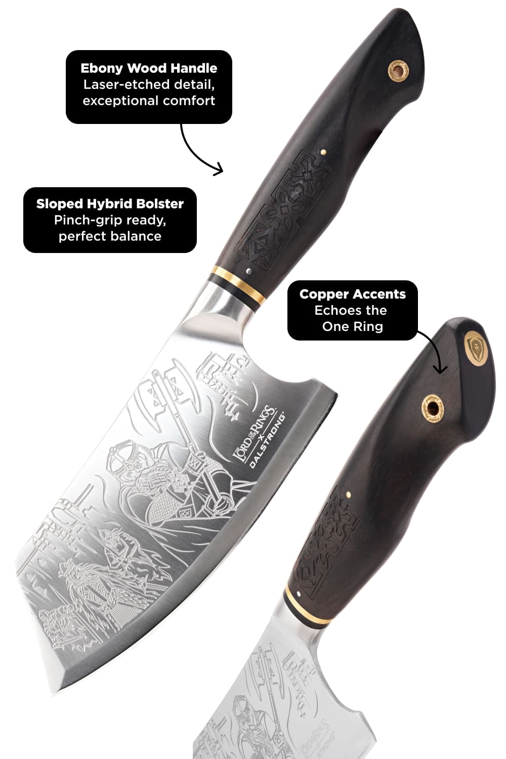 Cleaver Knife 6" | The Lord of the Rings™ Edition | Dalstrong ©