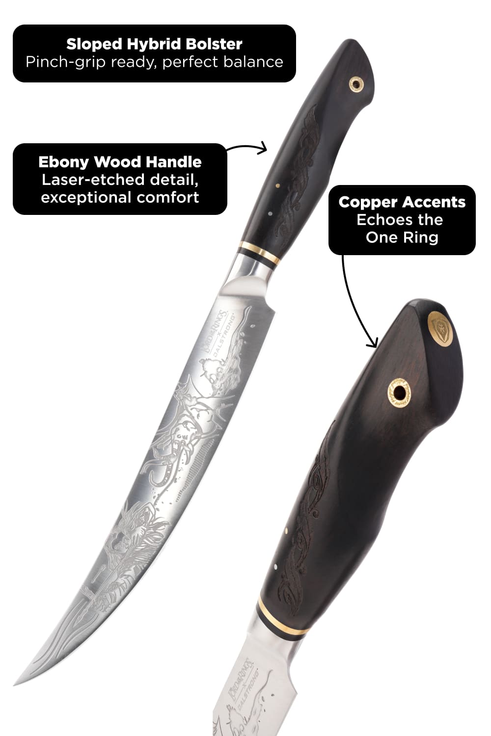 Carving Slicer Knife 9" | The Lord of the Rings™ Edition | Dalstrong ©
