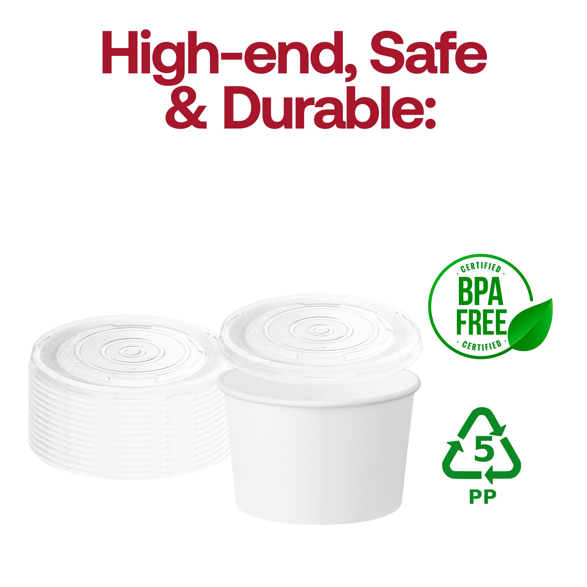 Lids for Squat Paper Soup Cups