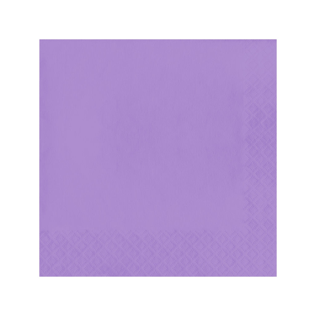 Luscious Lavender Paper Beverage/Cocktail Napkins