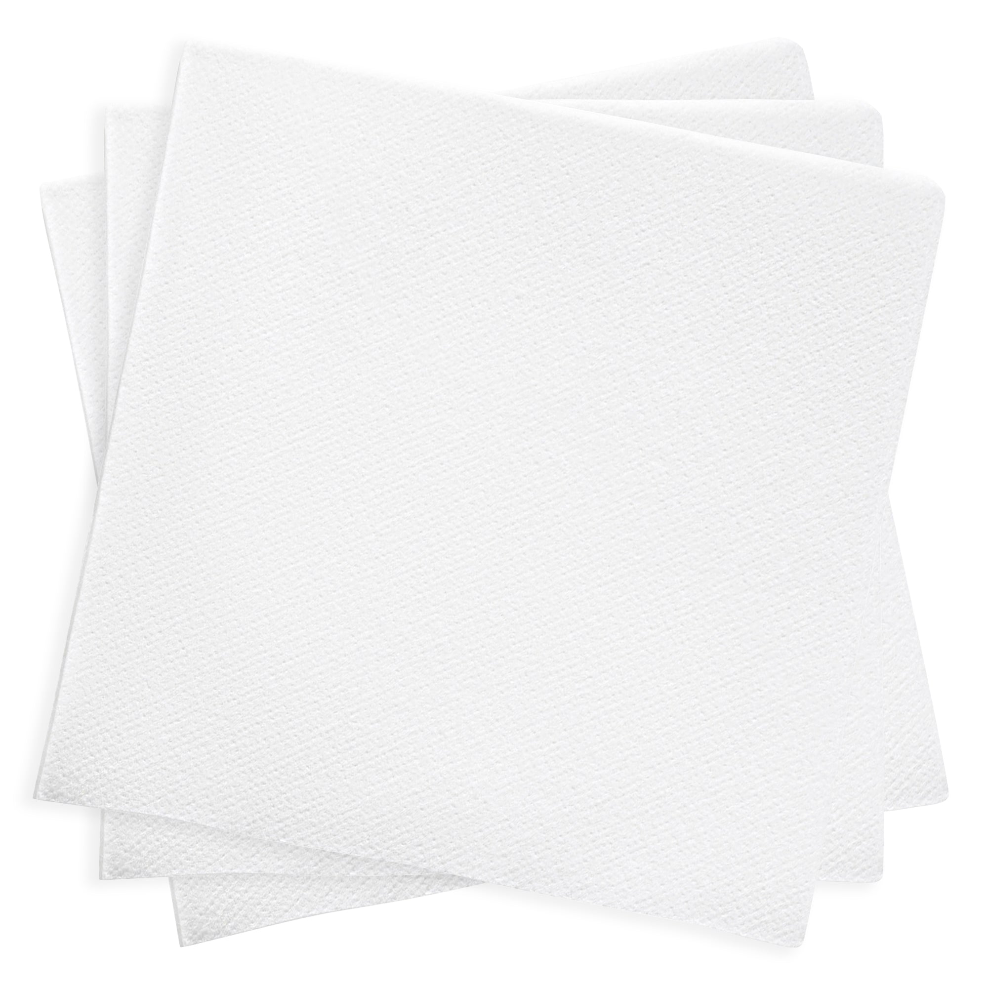 White Linen-Like Premium Paper Beverage/Cocktail Napkins