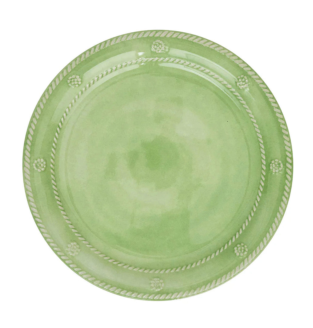 Juliska Melamine Berry & Thread 9" Dessert/Salad Plate Set of 4 - Ocean or Seagrass