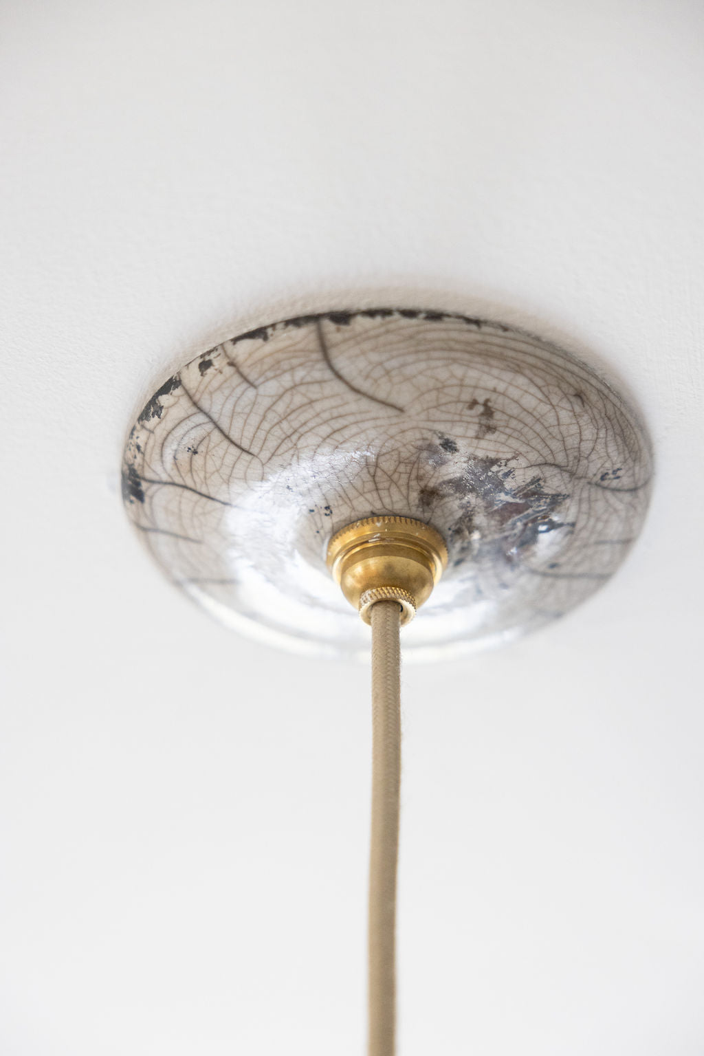 Raku & Maple Pendant Light